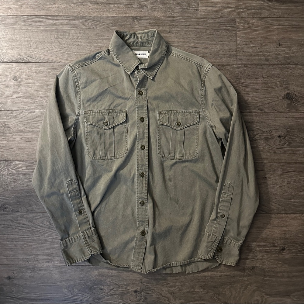 Taylor Stitch Olive Saddler Shirt